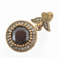 Ezüst(Ag) medál, jelzett, h: 2,5 cm, bruttó: 5,7 g