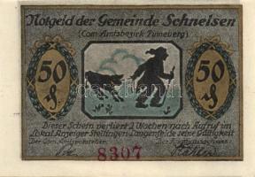 Német Birodalom / Weimari Köztársaság / Schnelsen DN 25Pf (2x) + 50Pf (2x) + 75Pf (2x) 6 klf db, tel...