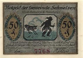 Német Birodalom / Weimari Köztársaság / Schnelsen DN 25Pf (2x) + 50Pf (2x) + 75Pf (2x) 6 klf db, tel...