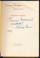 Várnai Zseni: Örömök kertje. (DEDIKÁLT). Kondor Lajos rajzaival. Bp., 1959, Magvető. Kiadói félvászo...