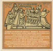 Német Birodalom / Weimari Köztársaság / Hameln 1921. 25Pf + 50Pf + 75Pf + 1M 4 klf db, teljes sor T:...