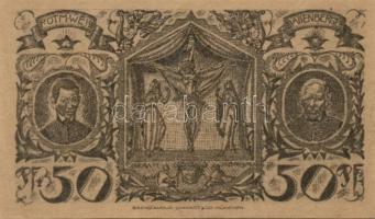 Német Birodalom / Weimari Köztársaság / Oberammergau 1921. 25Pf + 50Pf + 75Pf 3 klf db, teljes sor T...