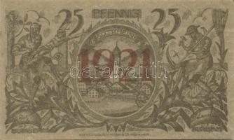 Német Birodalom / Weimari Köztársaság / Oberammergau 1921. 25Pf + 50Pf + 75Pf 3 klf db, teljes sor T...