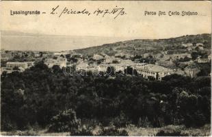 1907 Veli Losinj, Lussingrande; Parco Arc. Carlo Stefano / park (fl)