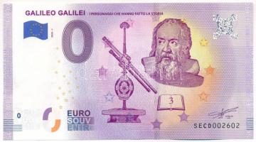 2021. 0E Galileo Galilei - I personaggi che hanno fatto la storia szuvenír bankjegy SEDL002602 T:UNC 2021. 0E Galileo Galilei - I personaggi che hanno fatto la storia souvenir banknote SEDL002602 C:UNC