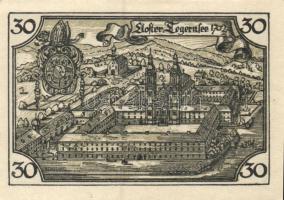 Német Birodalom / Weimari Köztársaság / Tegernsee 1921. 10Pf + 20Pf + 30Pf + 40Pf 4 klf db, teljes s...