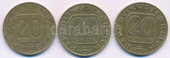 Ausztria 1980. 20Sch "Ausztria kilenc tartománya" + 1982. 20Sch "Joseph Haydn" +...