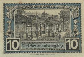 Német Birodalom / Weimari Köztársaság / Berneck 1921. 10Pf + 25Pf + 50Pf 3 klf db, teljes sor T:I