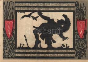 Német Birodalom / Weimari Köztársaság / Detmold 1920. 50Pf (10x) 10 klf db, teljes sor T:I,I-