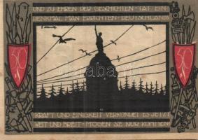 Német Birodalom / Weimari Köztársaság / Detmold 1920. 50Pf (10x) 10 klf db, teljes sor T:I,I-