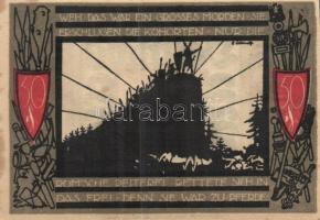 Német Birodalom / Weimari Köztársaság / Detmold 1920. 50Pf (10x) 10 klf db, teljes sor T:I,I-