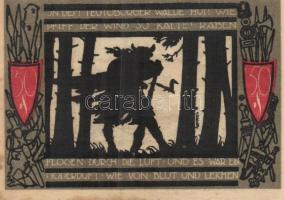 Német Birodalom / Weimari Köztársaság / Detmold 1920. 50Pf (10x) 10 klf db, teljes sor T:I,I-