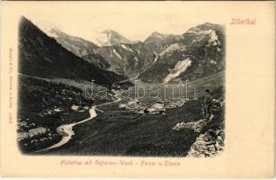 Zillertal, Zillerthal (Tirol); Hintertux mit Gefrorene-Wand, Ferner u. Olperer