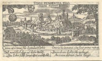 Német Birodalom / Weimari Köztársaság / Diez 1920. 10Pf + 25Pf + 50Pf 3 klf db, teljes sor T:I