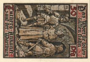 Német Birodalom / Weimari Köztársaság / Eisenach 1921. 50Pf (6x) 6 klf db, teljes sor T:I