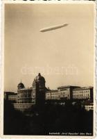 1930 Luftschiff Graf Zeppelin über Bern / Graf Zeppelin airship over Bern (EK)