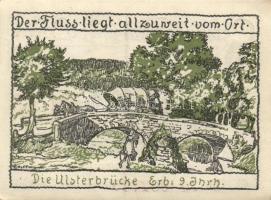 Német Birodalom / Weimari Köztársaság / Röhrigshöfe a. Werra DN 50Pf (6x) 6 klf db, teljes sor T:I-