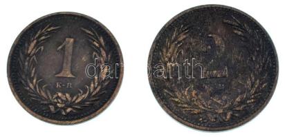 1899KB 1f bronz + 1899KB 2f bronz T:VF  Adamo K1, K2