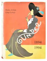 Halász Zoltán - Láng György: Gundel 1894-1994. Bp., 1994, Helikon. Fekete-fehér és színes fotókkal illusztrálva. Kiadói egészvászon-kötés, kissé sérült gerinccel, a borítón ázásnyommal, sérült kiadói papír védőborítóban.