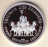 NSZK 1989. "A béke diadala" Ag 8,5g T:PP