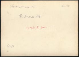 cca 1910 Szent Anna-tó, Erdély, Erdélyi Mór (1866-1934) felvétele, hátulján feliratozva, 11,5×16 cm ...