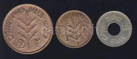 Palesztína 1927. 1M + 2M + 5M T:2,2/3 ph.