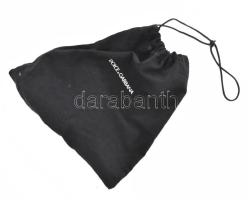 Dolce Gabbana férfi karkötő. Bőr, fém, jelzett, eredeti porzsákkal L-es méret (30 cm) jó állapotban