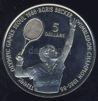 Niue 1987. 5$ "Boris Becker" T:1-