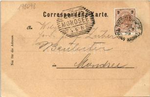 1899 (Vorläufer) Prerov, Prerau; Bahnhof / railway station (EK)