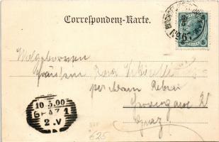 1900 Selzthal, Bahnhof. Maria Schweditsch / railway station, trains