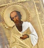 Ikon. Szent Pál és Szent Péter. Orosz ikonfestő, Moszkva, 1908-1926 között. Tojástempera, fa, néhol ...