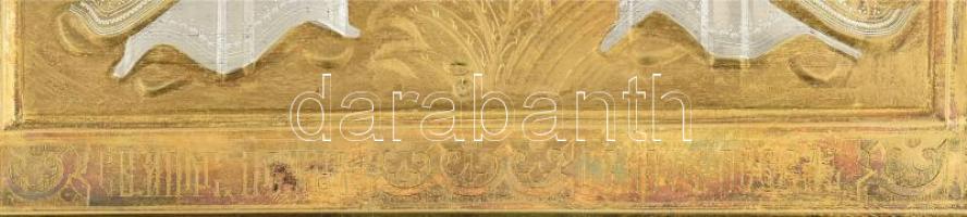 Ikon. Szent Pál és Szent Péter. Orosz ikonfestő, Moszkva, 1908-1926 között. Tojástempera, fa, néhol ...