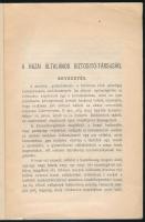 Ego: A Hazai Általános Biztositó-Társaság, Kossuth Ferenc és Rónai (Rottenburg) Mór. Bp., 1895, Orsz...