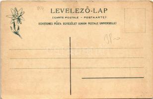 Poprád (Magas-Tátra, Vysoké Tatry); katolikus templom és a régi harangtorony. Feitzinger Ede kiadása...