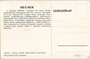 Vadvirágos Mecsek tája a turistát hívja, várja. A Magyar Királyi Államvasutak (MÁV) vasúti turisztik...