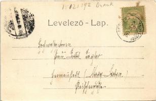 1905 Ruttka, Vrútky; Pályaudvar, vasútállomás, vonat / railway station, train (EK)