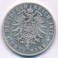 Német Birodalom / Poroszország 1877A 2M Ag "I. Vilmos" Berlin T:VF,F karc German Empire / ...