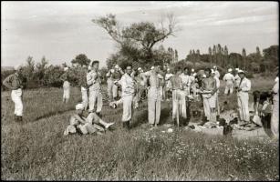 II. világháborús katonai negatívok, 7 db, 6×9 cm