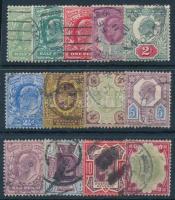 1902 VII. Edward király sor Mi 102-114 A