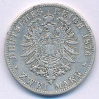 Német Államok / Poroszország 1876B 2M Ag "I. Vilmos" Hannover T:VF,F patina
German States...