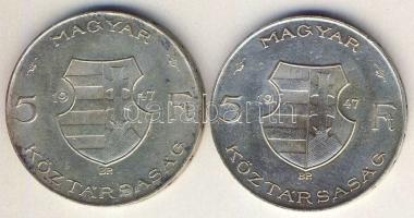 1947. 5ft Ag "Kossuth" (2x) T:2,2/3