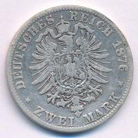 Német Államok / Poroszország 1876C 2M Ag "I. Vilmos" Frankfurt T:F patina
German States /...
