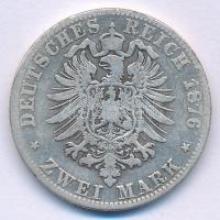 Német Államok / Poroszország 1876C 2M Ag "I. Vilmos" Frankfurt T:F patina
German States /...