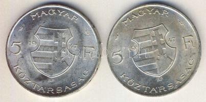 1947. 5ft Ag "Kossuth" (2x) T:2,2/3