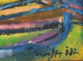 Márffy Ödön jelzéssel: Gyár látképe. Olaj, vászon, fakeretben. 34,5x45 cm