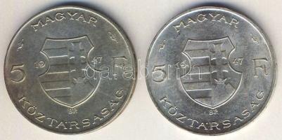 1947. 5ft Ag "Kossuth" (2x) T:2,2/3