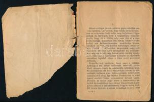 (Rejtő Jenő) P. Howard: Legény a talpán. Vasárnapi Regények 5. Bp., [1957], Budapesti Lapnyomda, 63+...