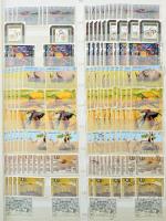 ENSZ postatiszta több példányos előrendező főleg Bécs (névérték ATS 8442) + Genf (CHF 127), hozzá kevés New York + 3340 db bélyegzett bélyeg (számolatlan katalógus vagy névérték) A/4 Lindner berakóban