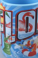 Disney "Florida" bögre, jelzett, hibátlan, m: 11,5 cm