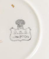 1937, VI. György brit király koronázása emlékcsésze aljjal. George Warrilow & Sons gyár, a királ...